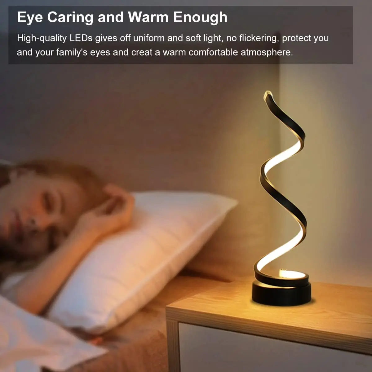 Modern LED Spiral Light