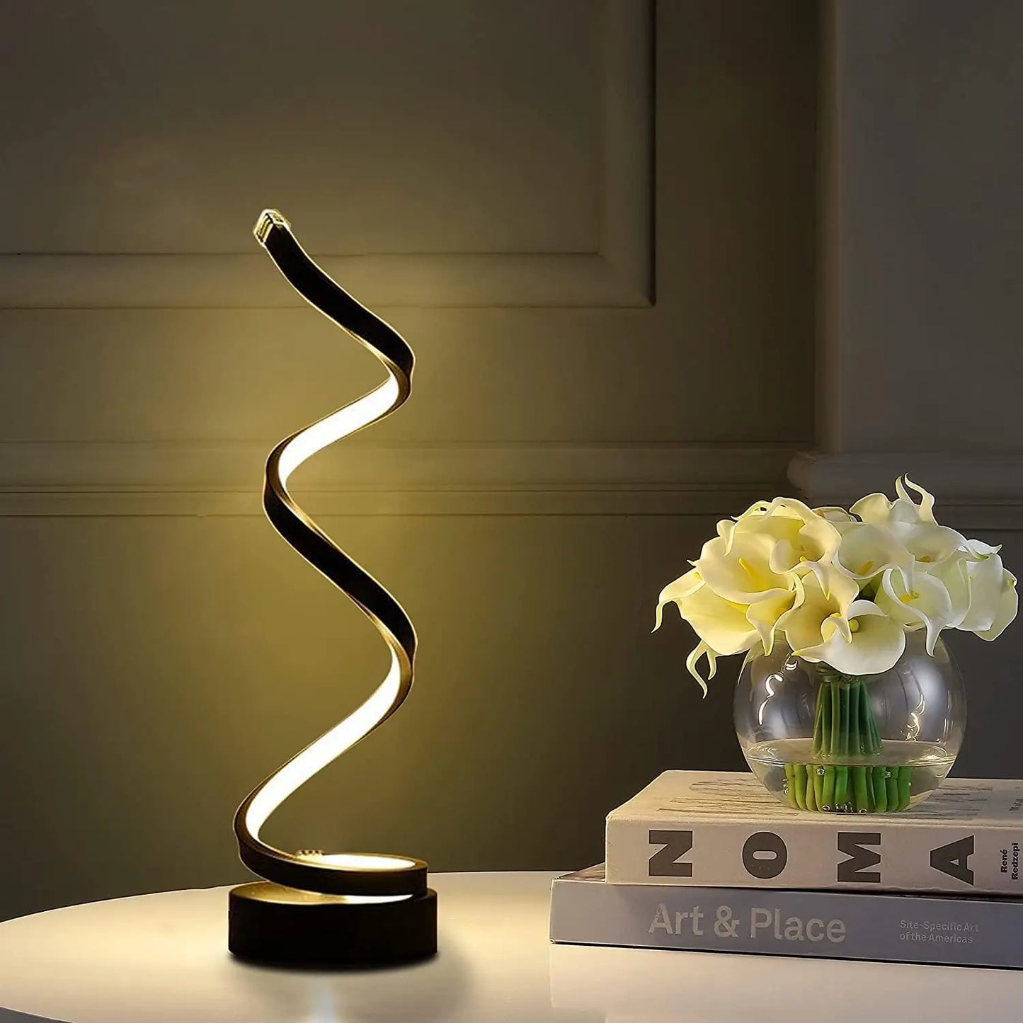 Modern LED Spiral Light