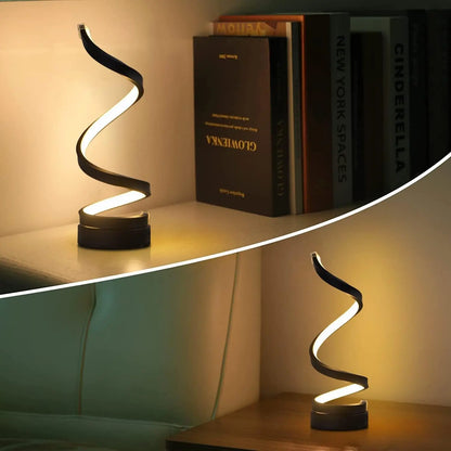 Modern LED Spiral Light